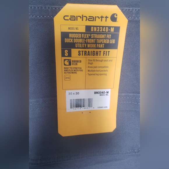 CARHARTT CARGO PANTS GREY - Picture 4 of 7